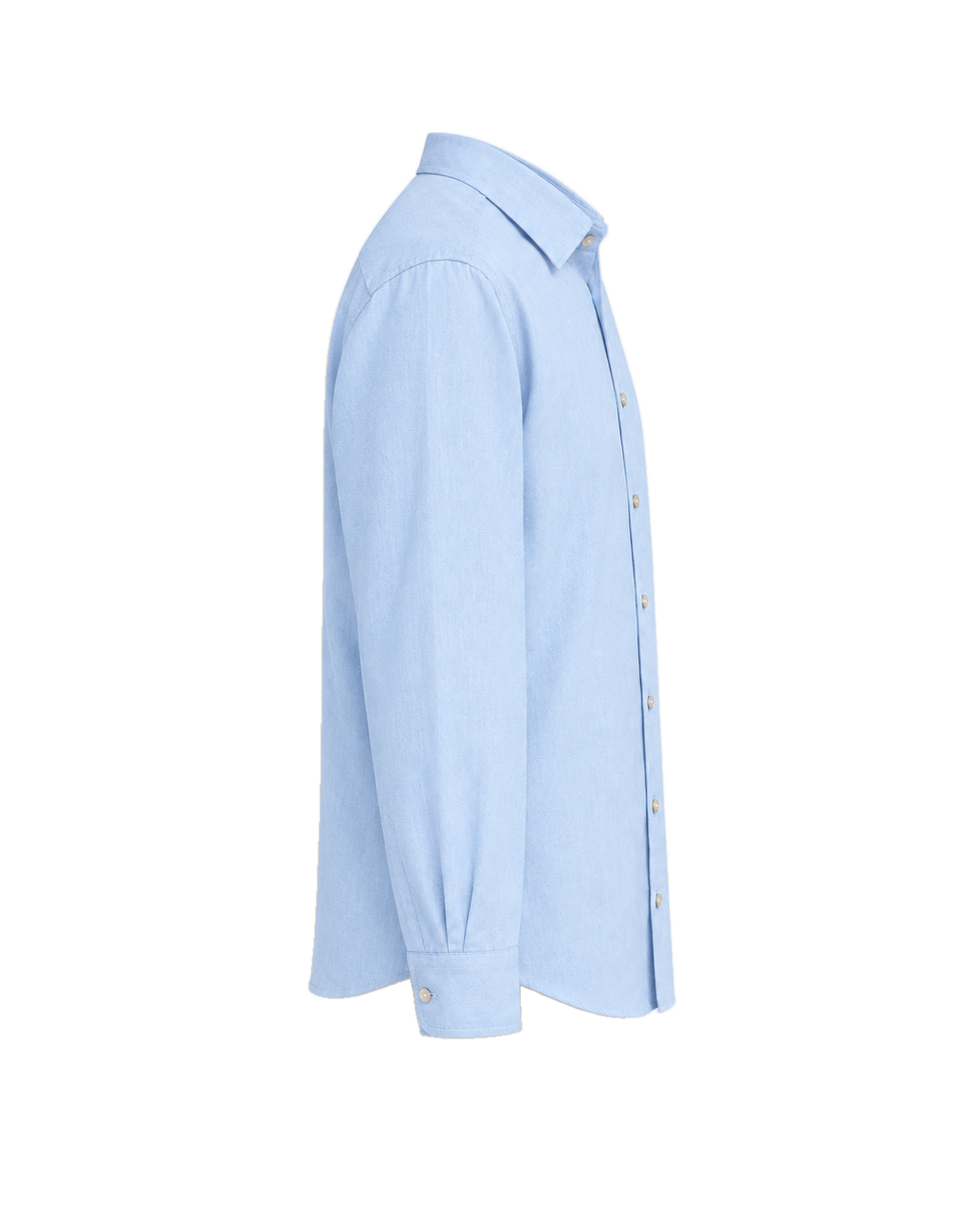 Sky Blue Airy Linen Full-Sleeve Shirt