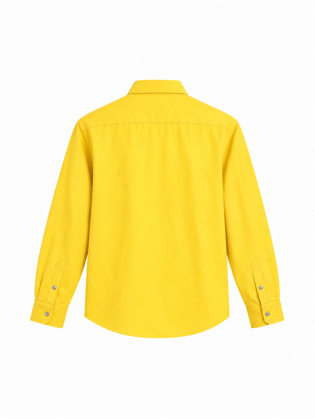 Mustard Yellow Airy Linen Full-Sleeve Shirt
