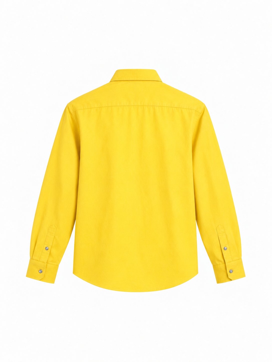 Mustard Yellow Airy Linen Full-Sleeve Shirt
