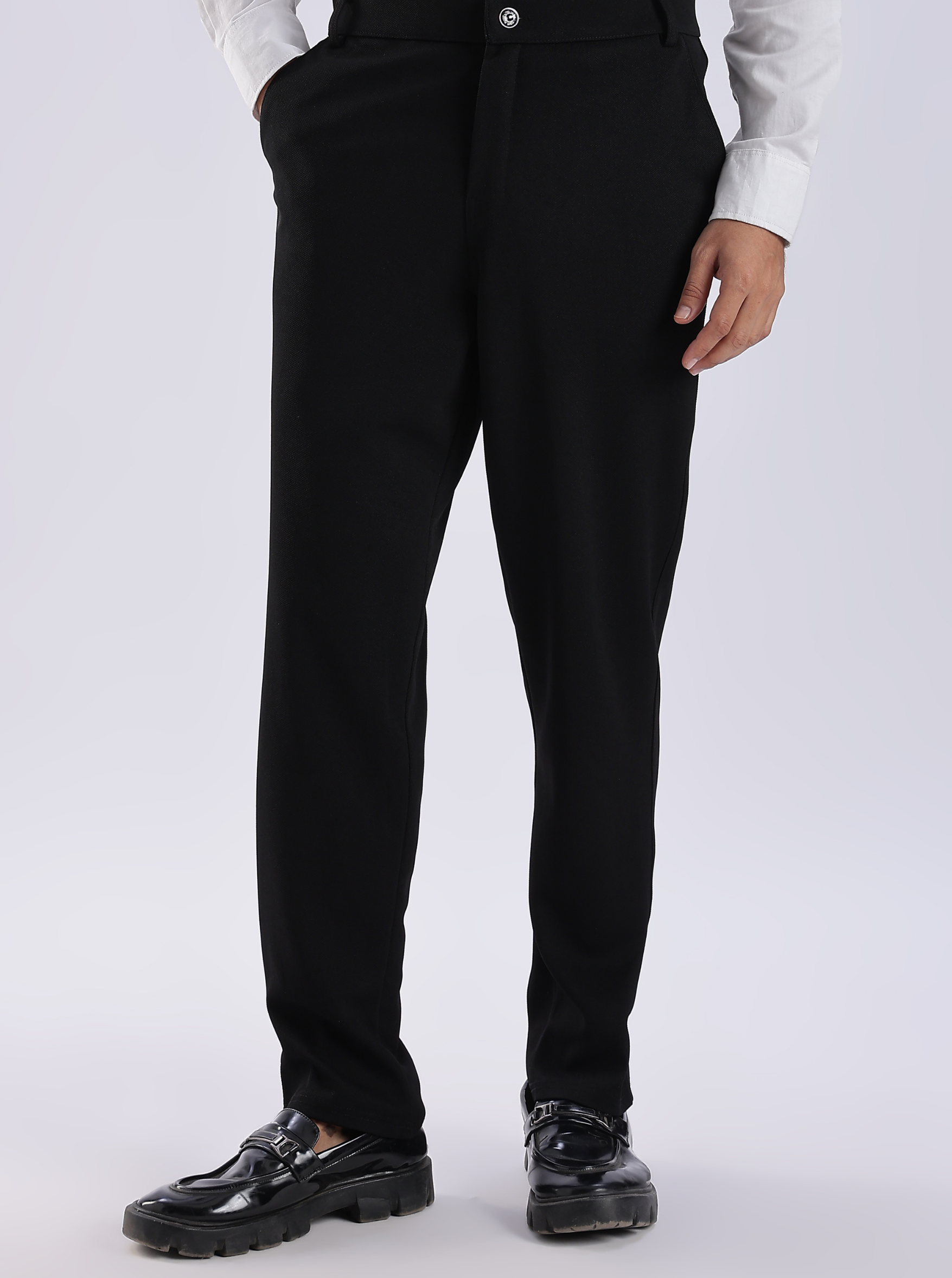 Black Everyday Stretch Pant for Men
