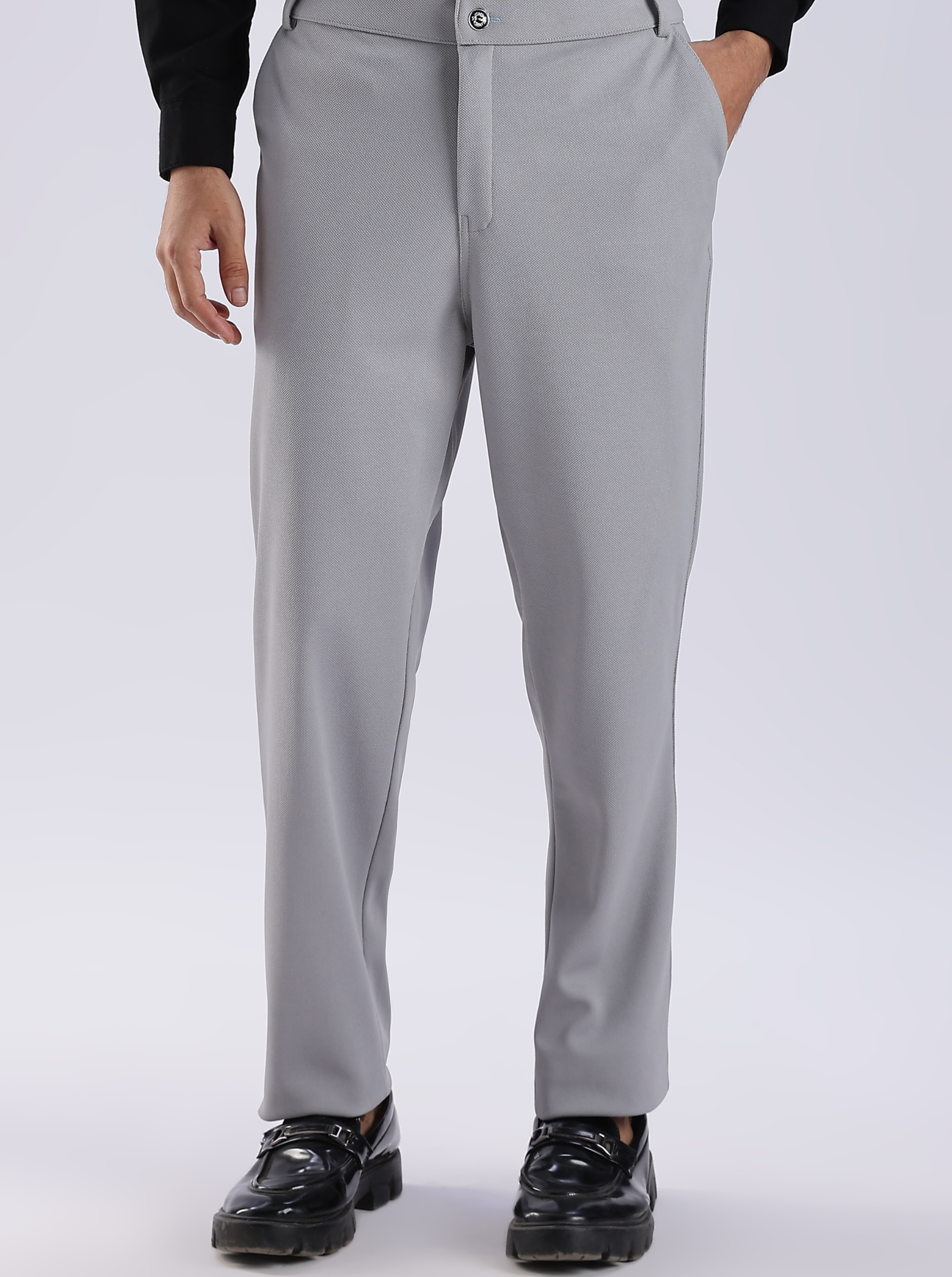 Light Grey Everyday Stretch Pant for Men