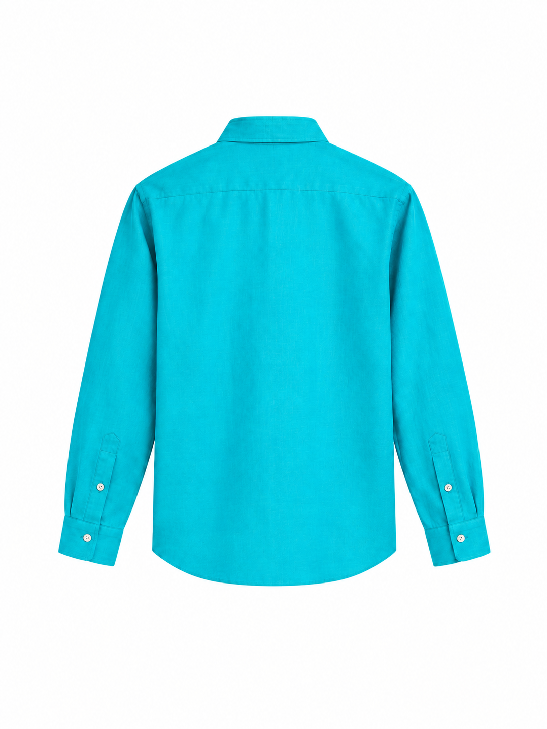 Aqua Blue Airy Linen Full-Sleeve Shirt