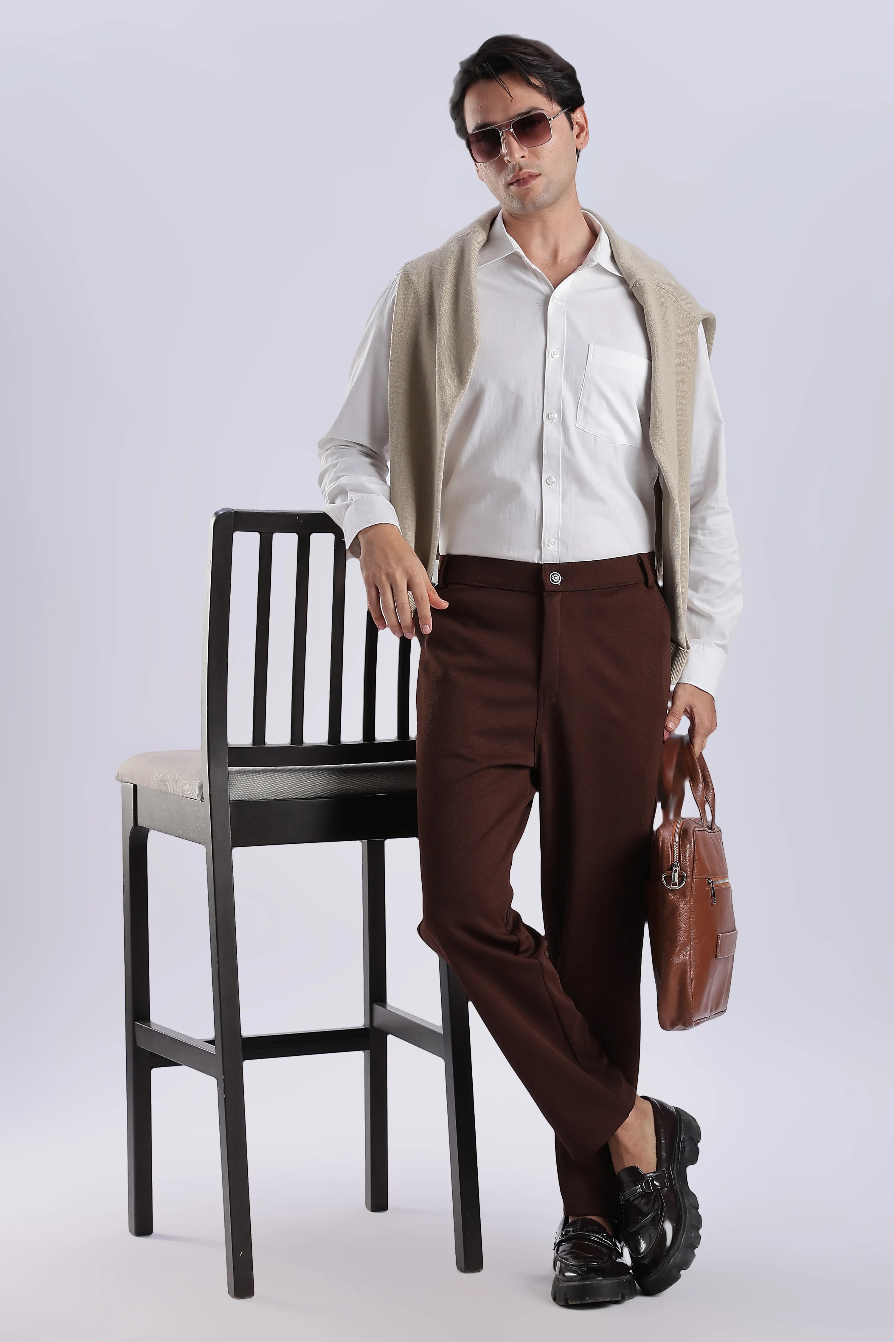 Black And Dark Coffee Everyday Stretch Pant Combo