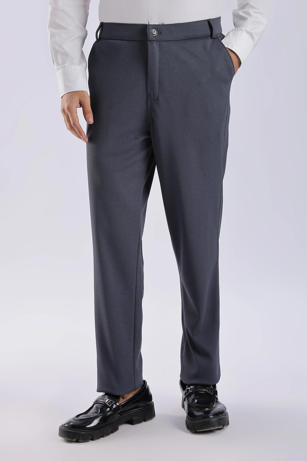 Black And Dark Grey Everyday Stretch Pant Combo