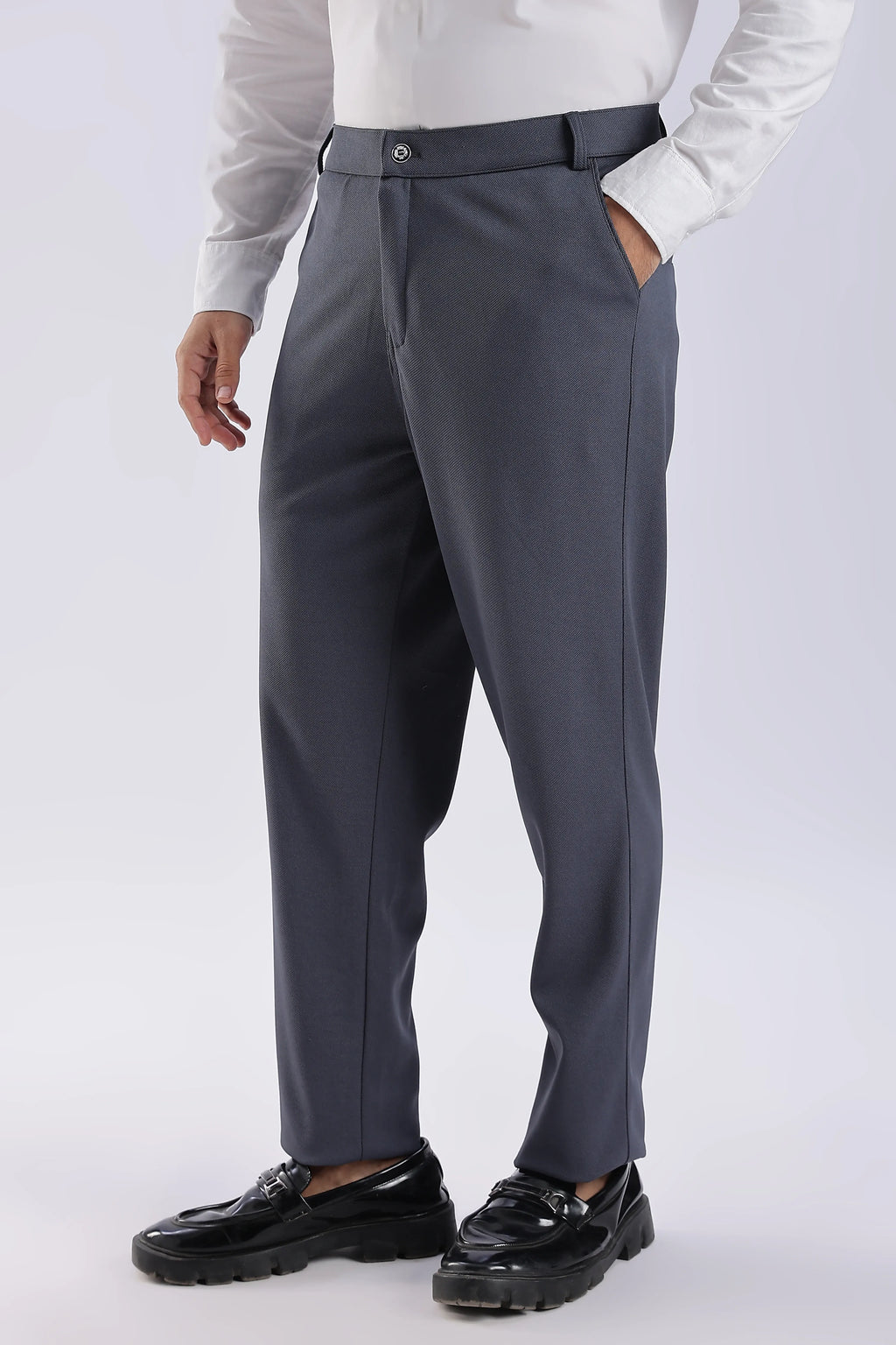 Dark Grey And Cream  Everyday Stretch Pant Combo