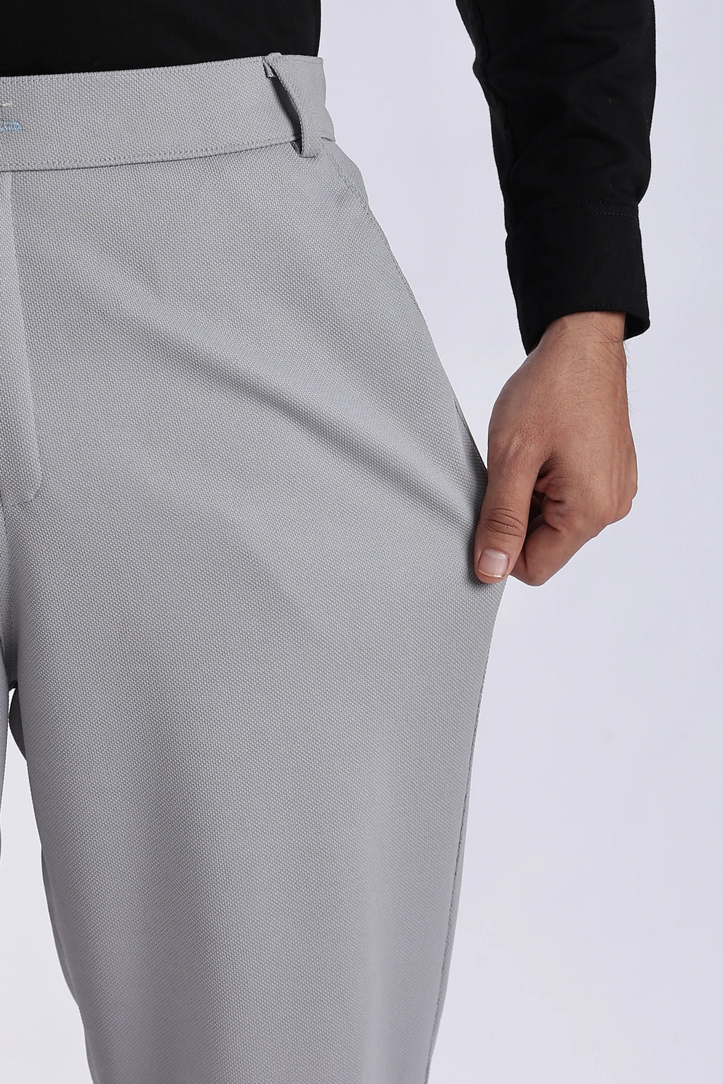 Light Grey And Cream Everyday Stretch Pant Combo