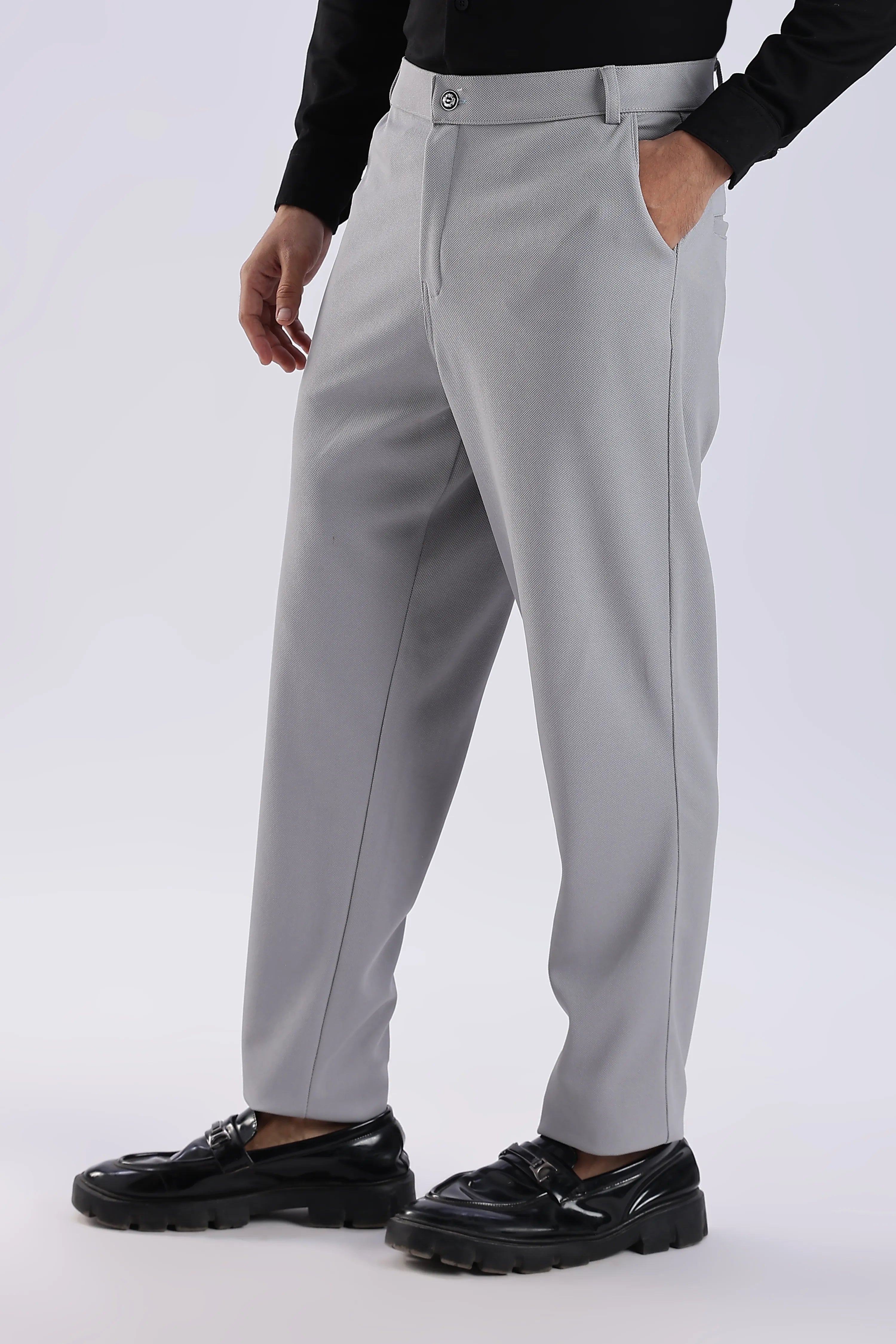 Light Grey And Dark Coffee Everyday Stretch Pant Combo