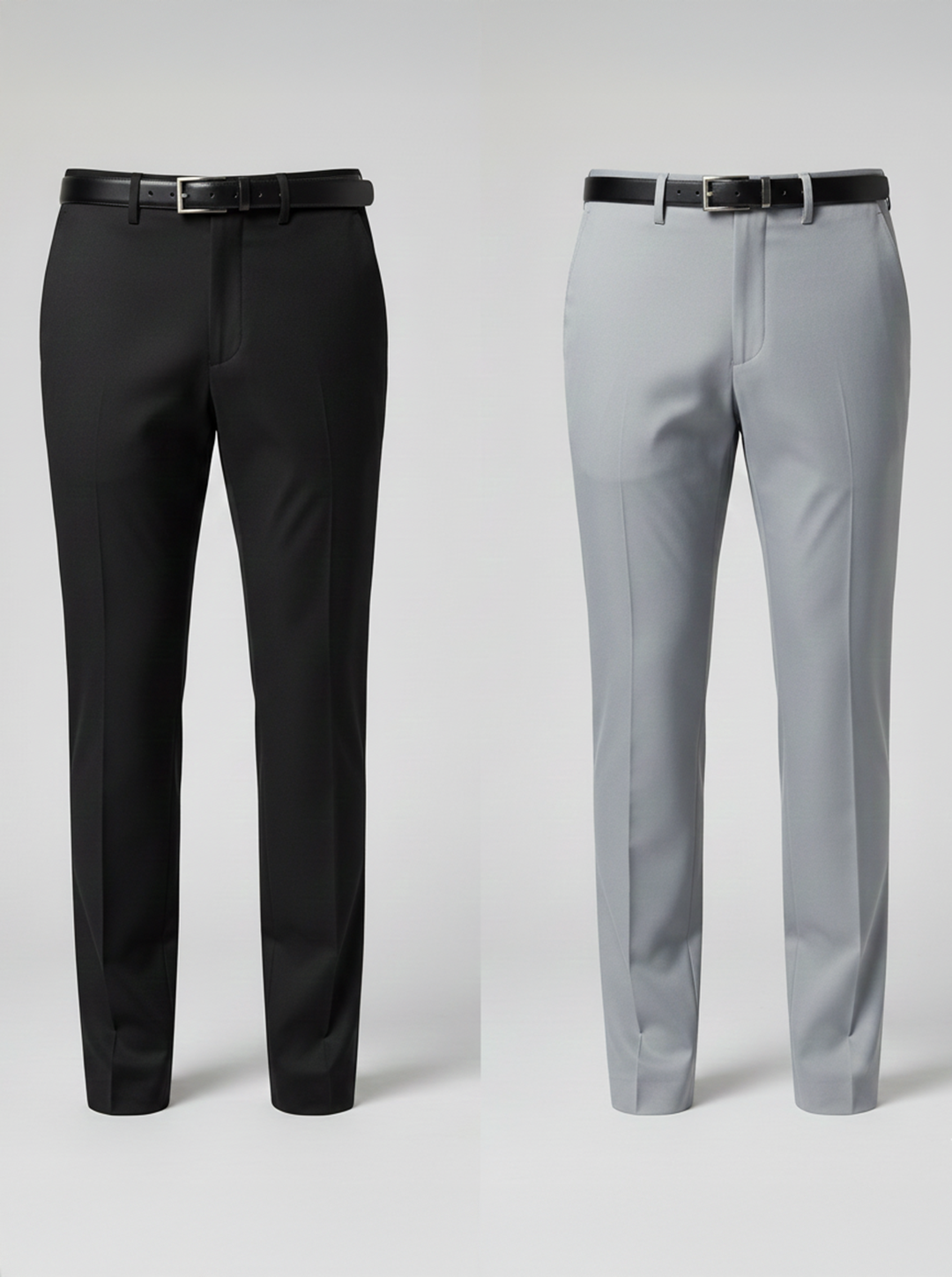 Black And Dark Grey Everyday Stretch Pant Combo
