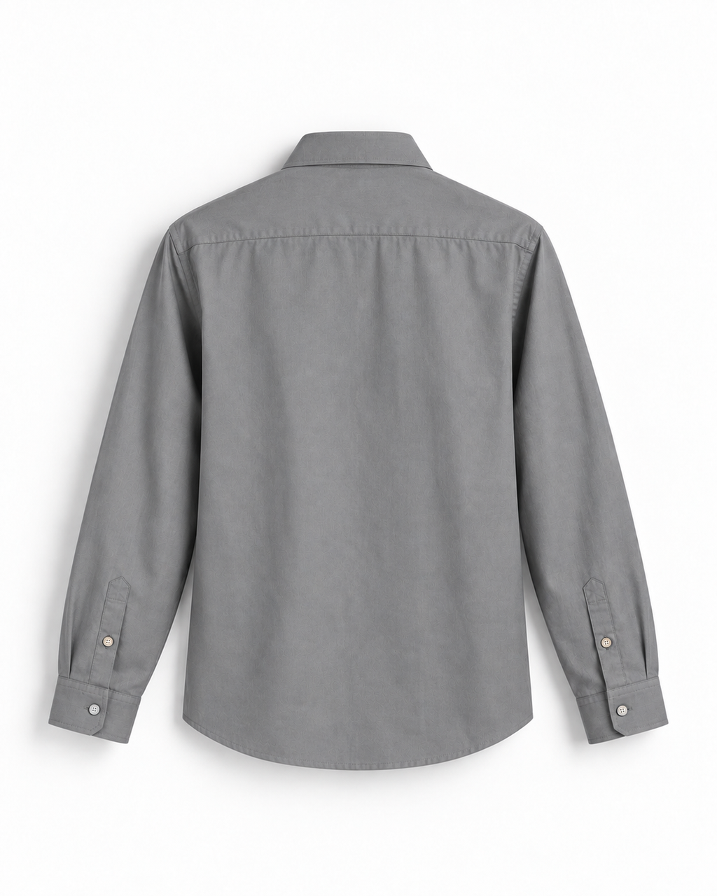 Classic Grey Airy  Linen Full-Sleeve Shirt
