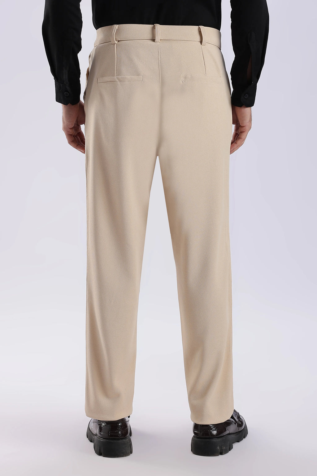 Black And Cream Everyday Stretch Pant Combo for Men
