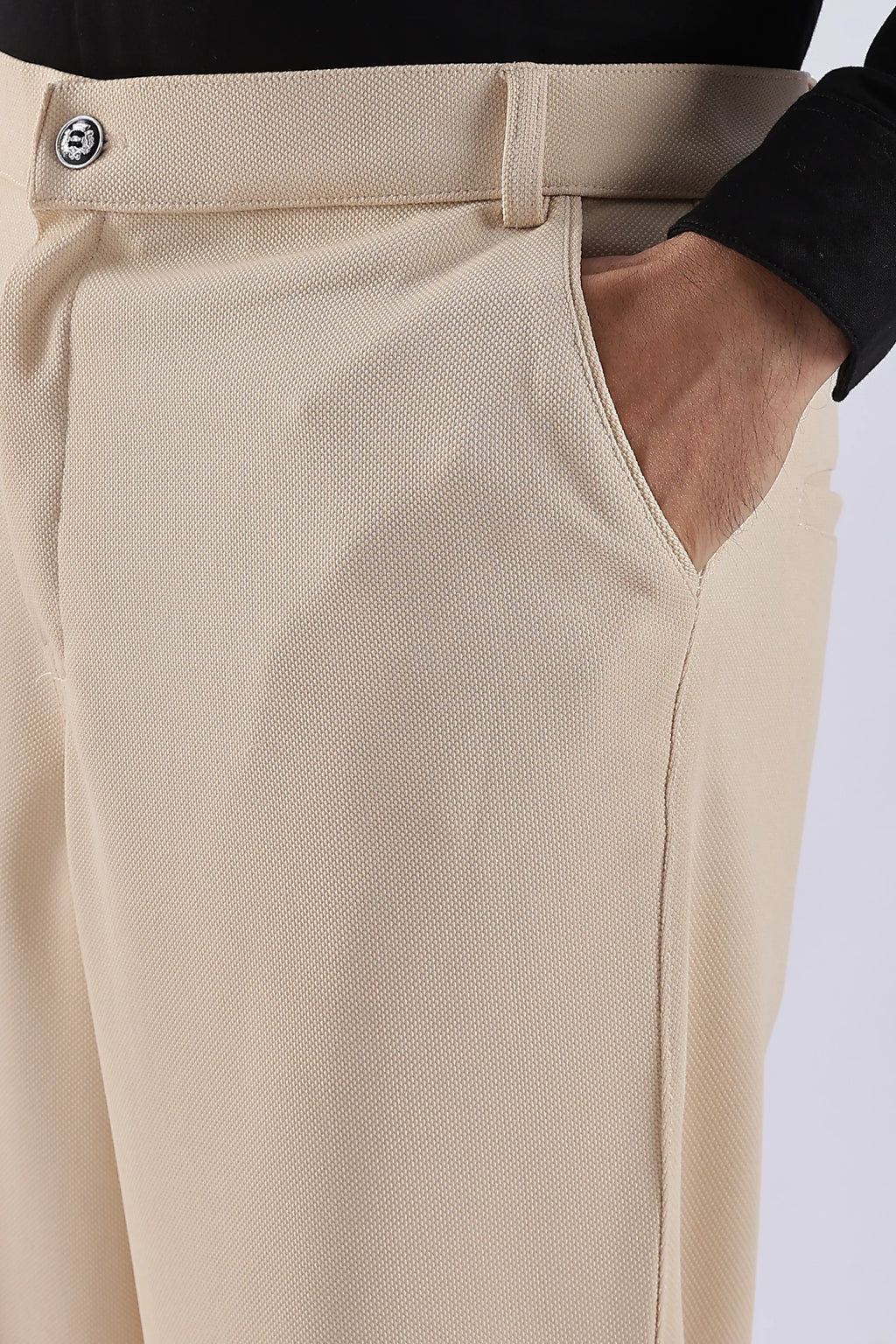 Dark Grey And Cream  Everyday Stretch Pant Combo