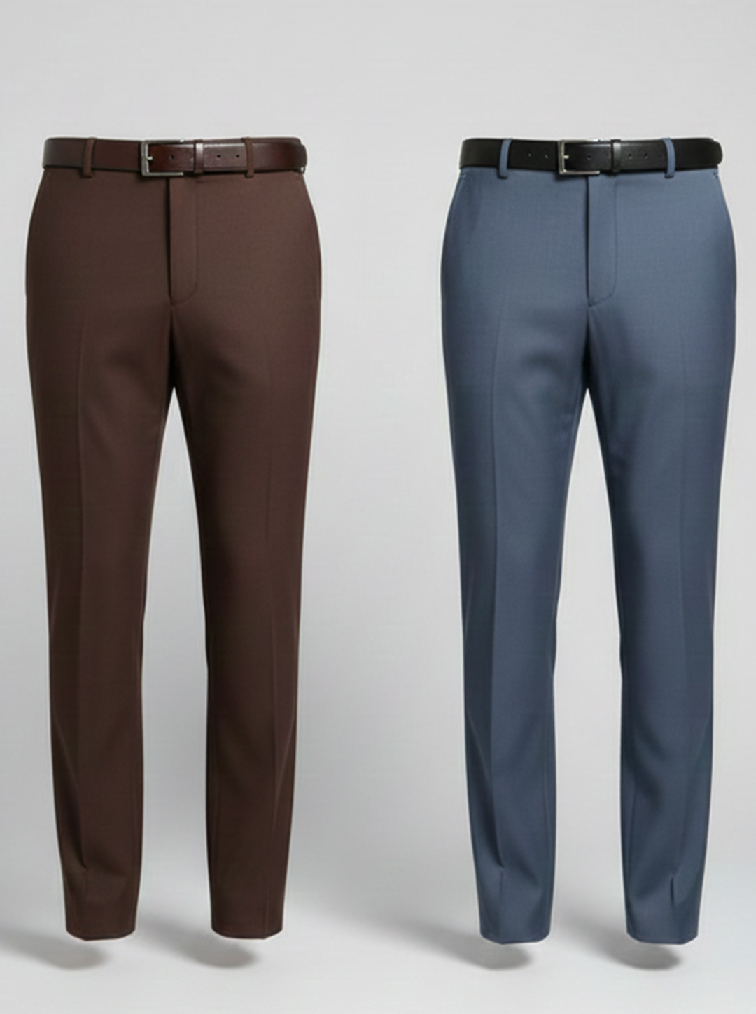 Dark Grey And Dark Coffee Everyday Stretch Pant Combo