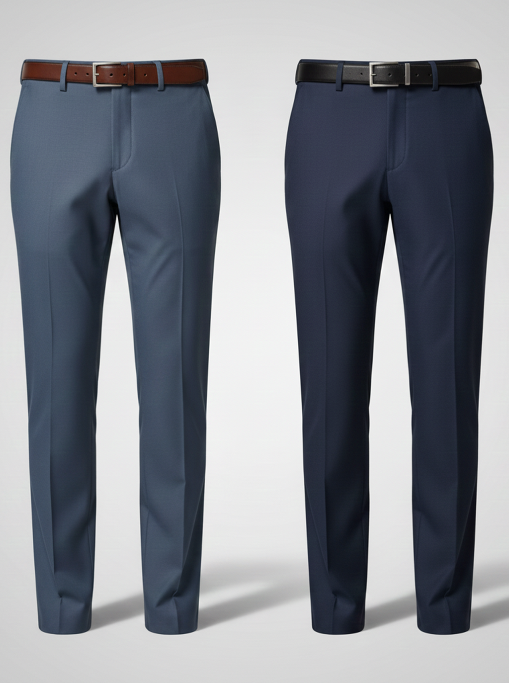 Dark Grey And Navy Blue  Everyday Stretch Pant Combo