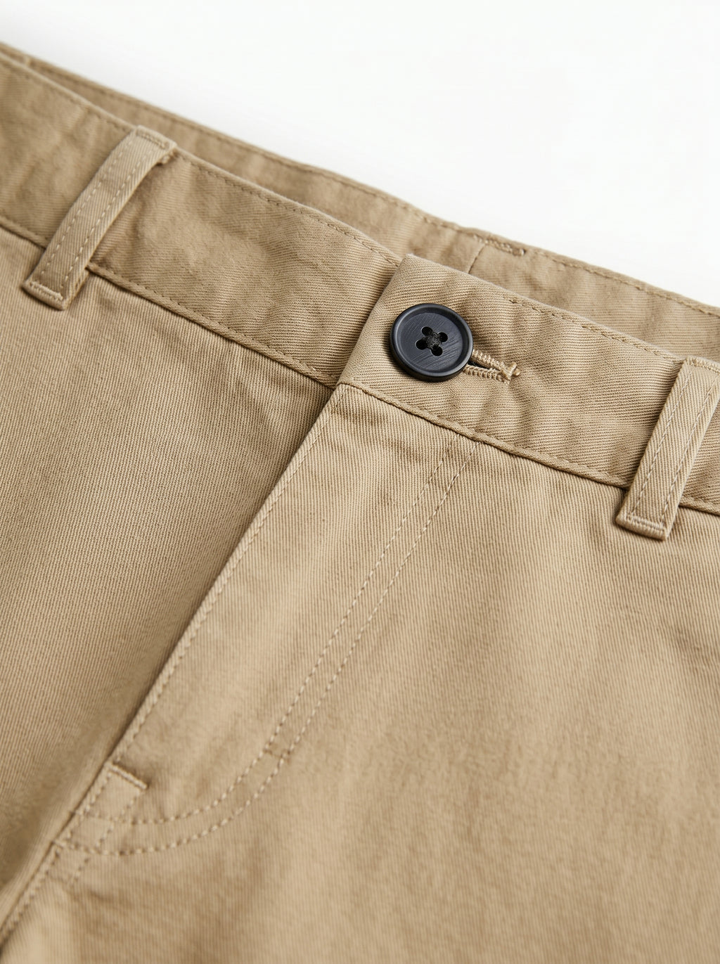 Beige Regular Fit Mid Rise Cotton Chinos