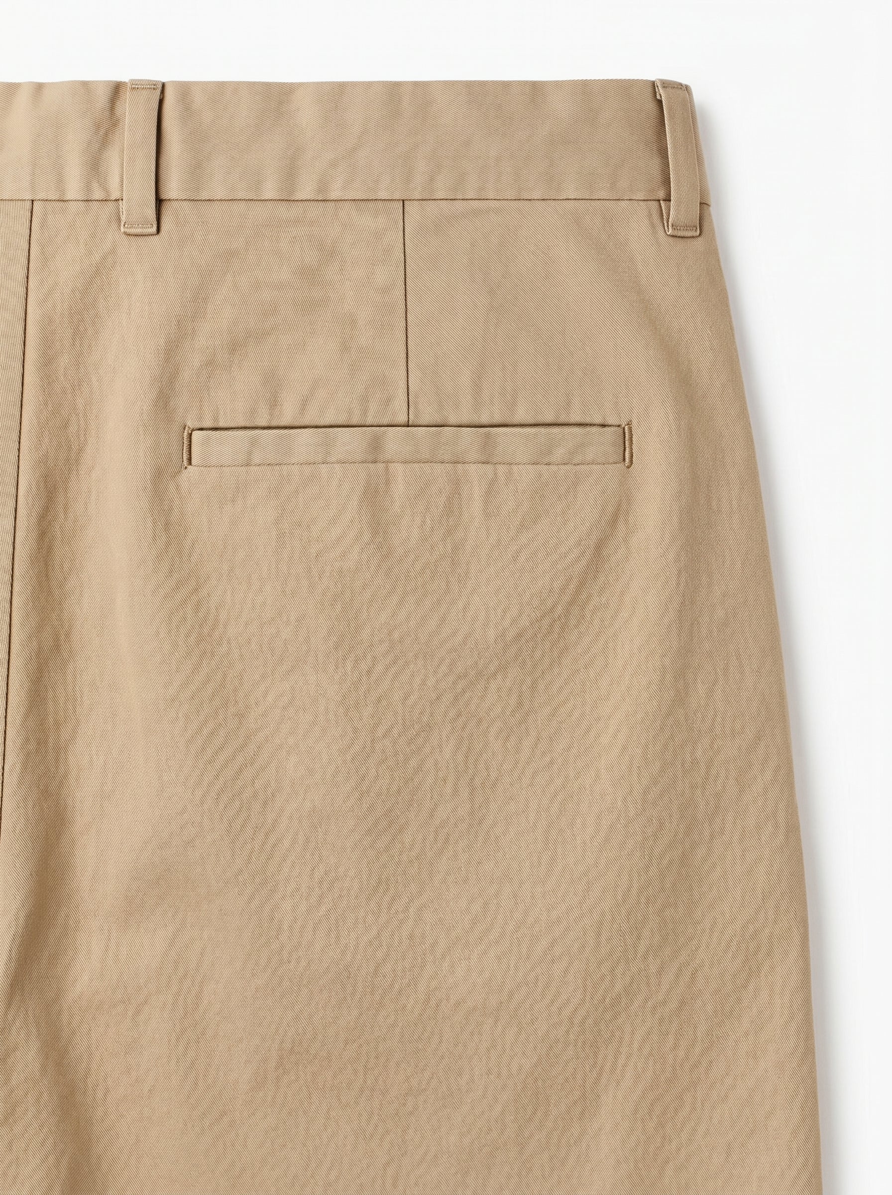 Beige Regular Fit Mid Rise Cotton Chinos